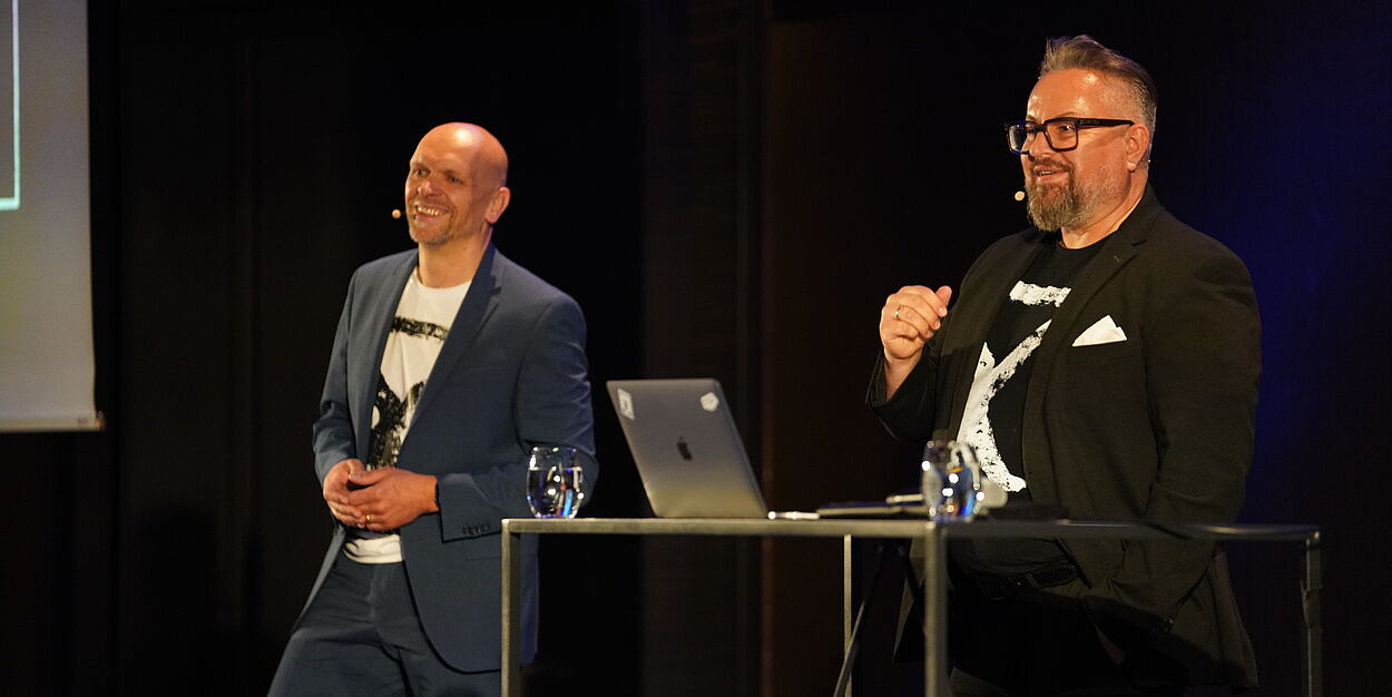Carsten Ringe (links) und Marc Mispelkamp über die Alliance-Handelsmarken