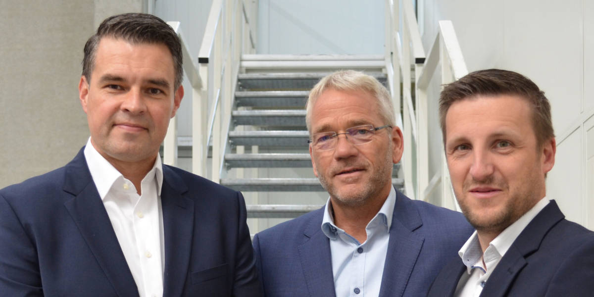 Neues Geschäftsführertrio bei der Lehmann Vertriebsgesellschaft mbH & Co. KG, Minden (von links nach rechts): Nils Garbisch, Ralf Priefer und Sönke Schlüter.