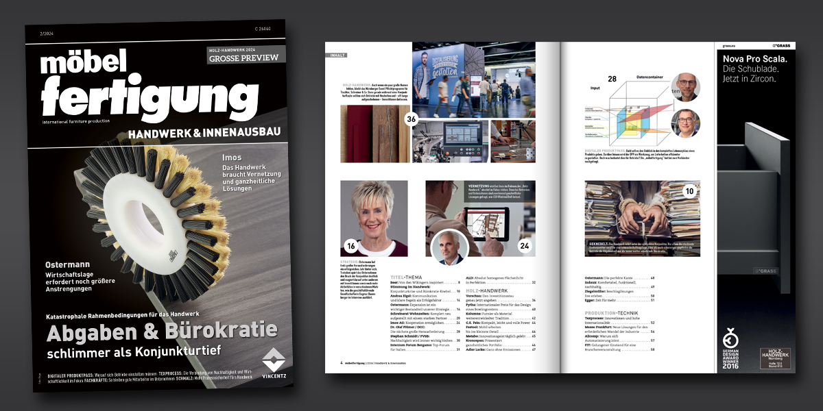 möbelfertigung 2/24 Handwerk-Spezial