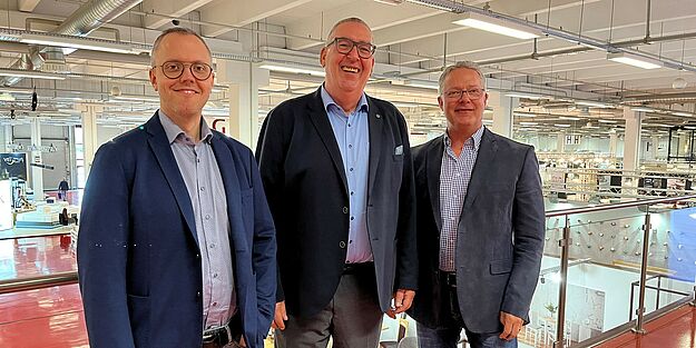 Freuen sich über eine gute M.O.W.: Die Messemacher Maximilian Richter, Bernd Schäfermeier und Andreas Reibchen (v.l.)