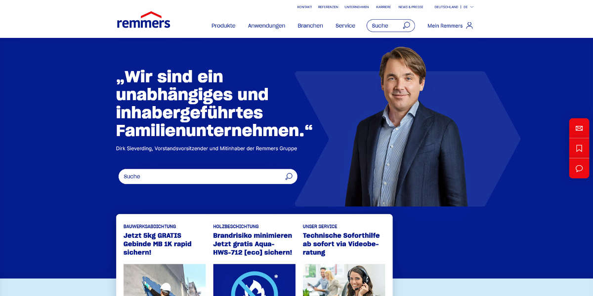 Remmers Website