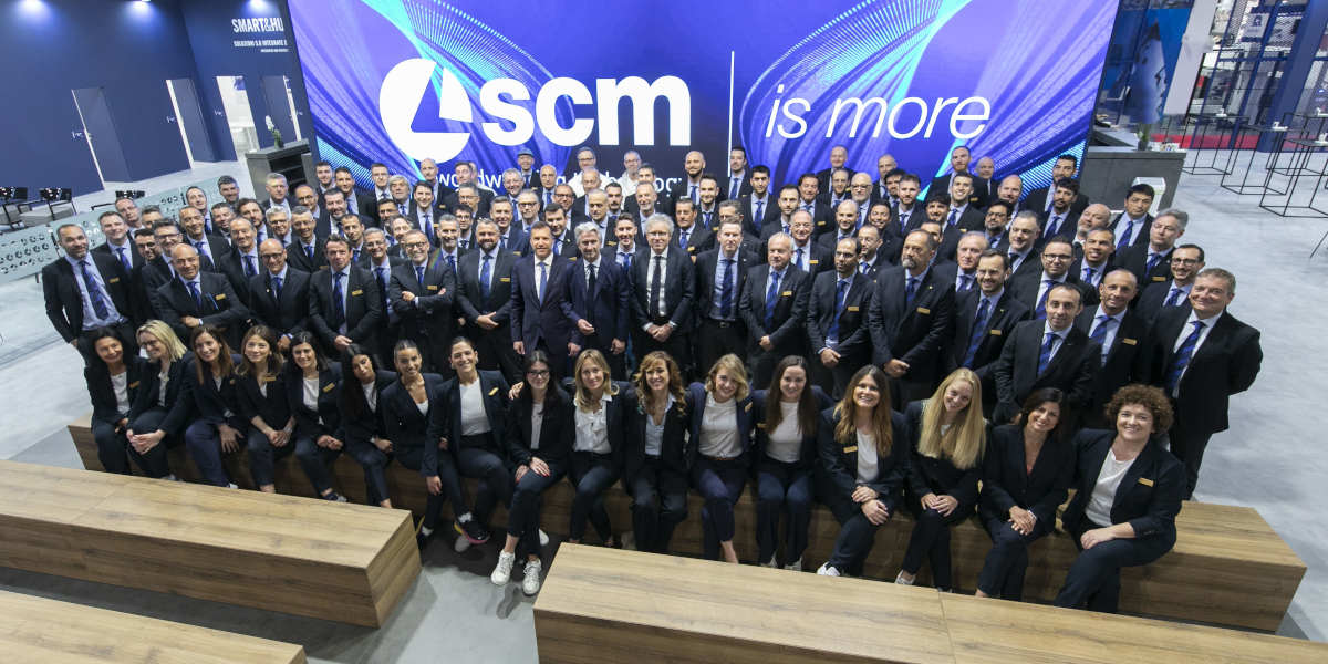 The SCM team at Xylexpo