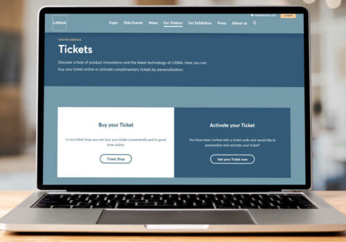 Ticketshop geöffnet, Kombitickets auch in Verbindung mit der „Interzum“ ticket